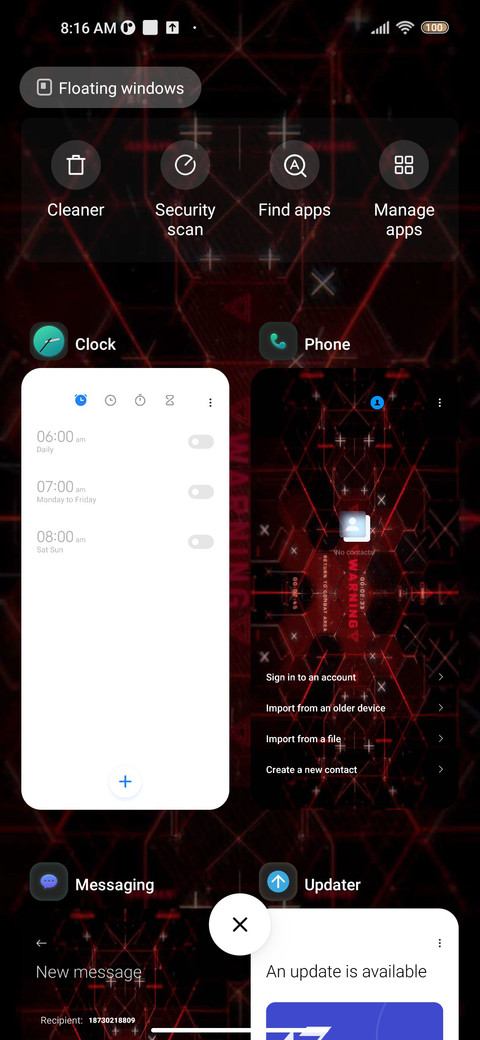 Space-time tunnel screenshot