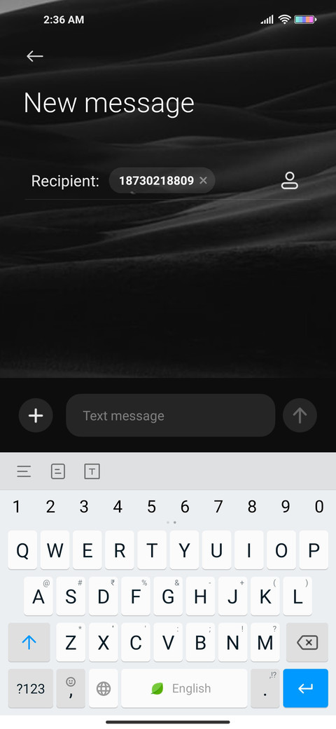 Trendy contrasting screenshot