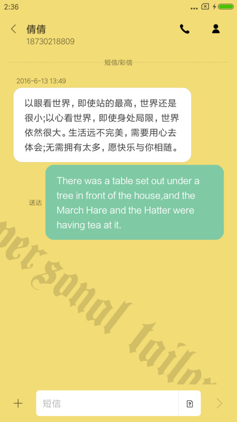 C Personal tailor screenshot