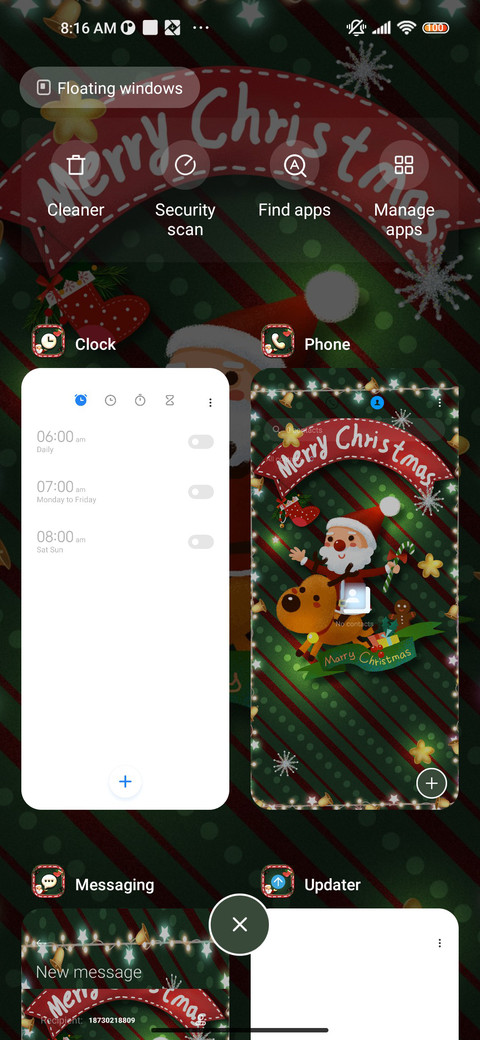 Cartoon Christmas screenshot