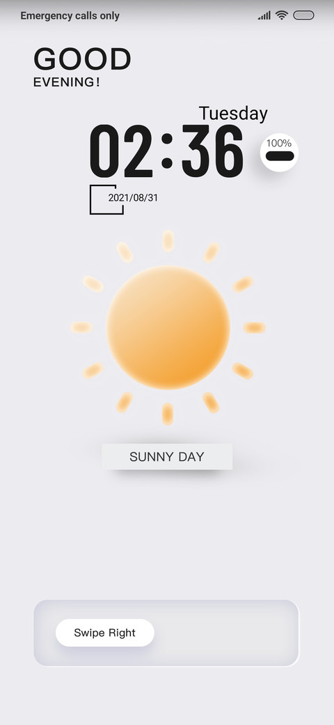 Weather mood screenshot