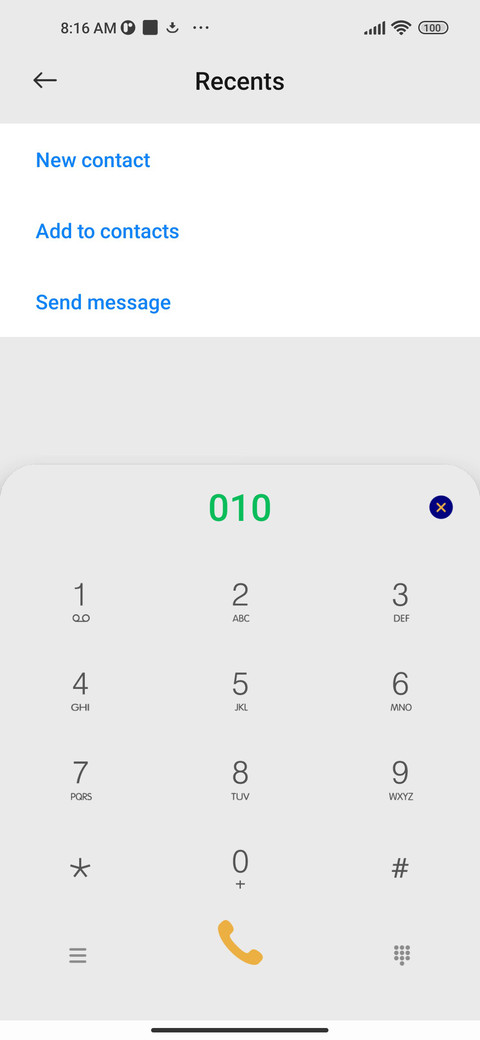 Klein blue screenshot