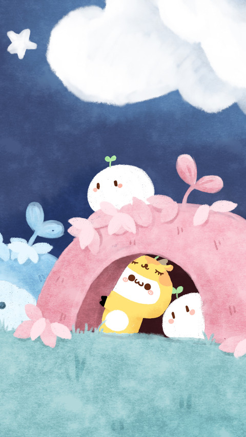 Q弹长草颜团子-锐景创意 screenshot