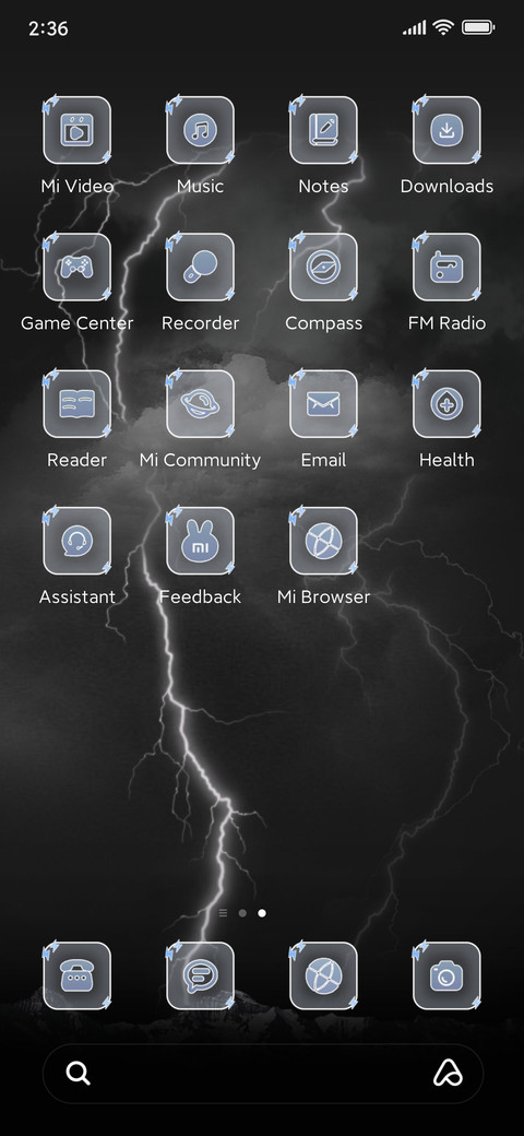 Dynamic lightning screenshot