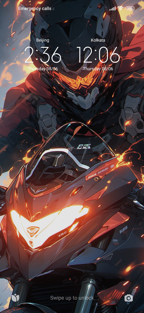 Flaming Motorcycle screenshot