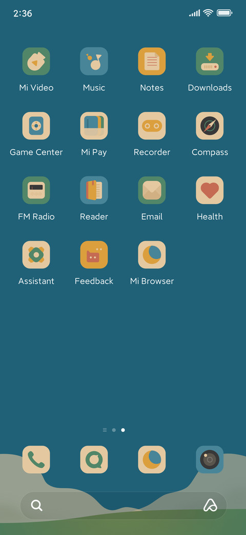 Simple retro color screenshot