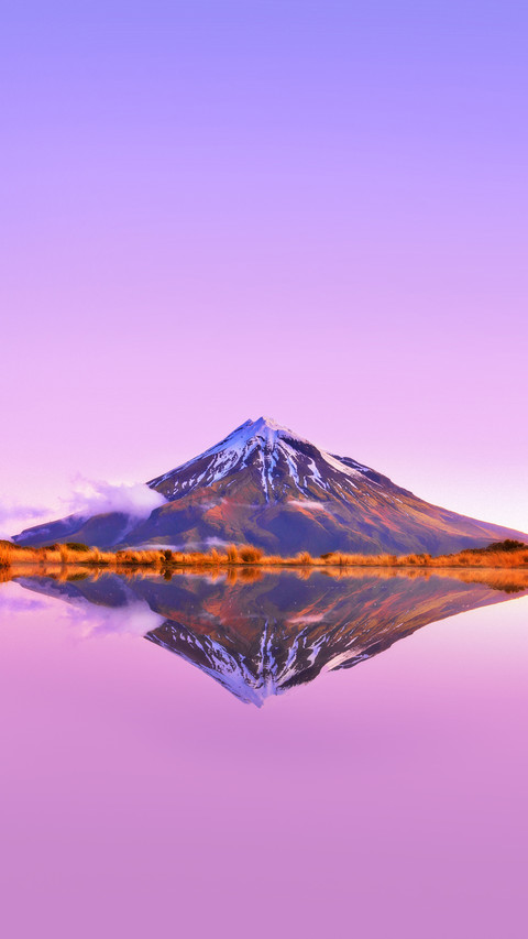 Mount Taranaki Reflection screenshot