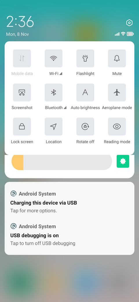 Live screenshot