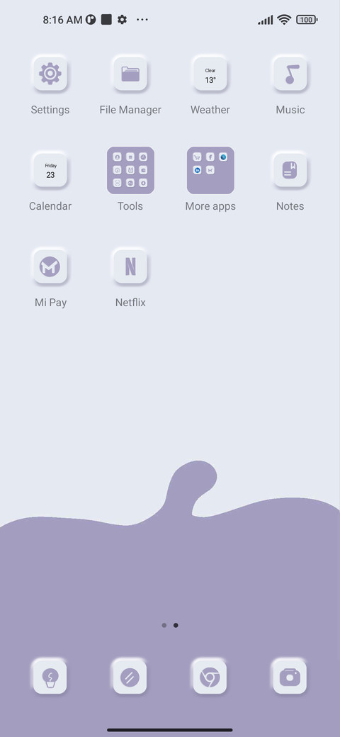 Mimetic violet screenshot