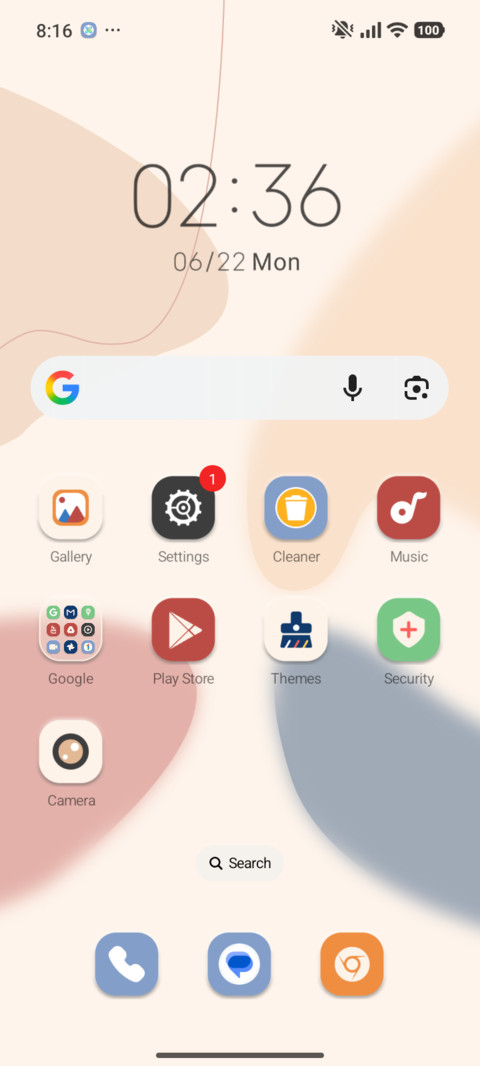Retro Warm Flow screenshot