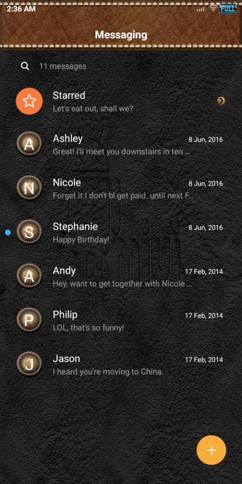 Leather Black screenshot