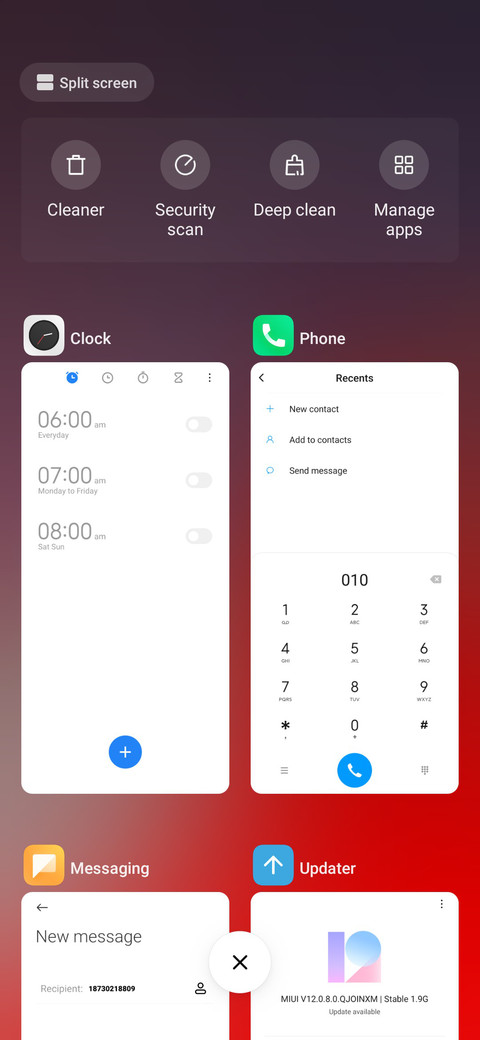 Clock Pink screenshot