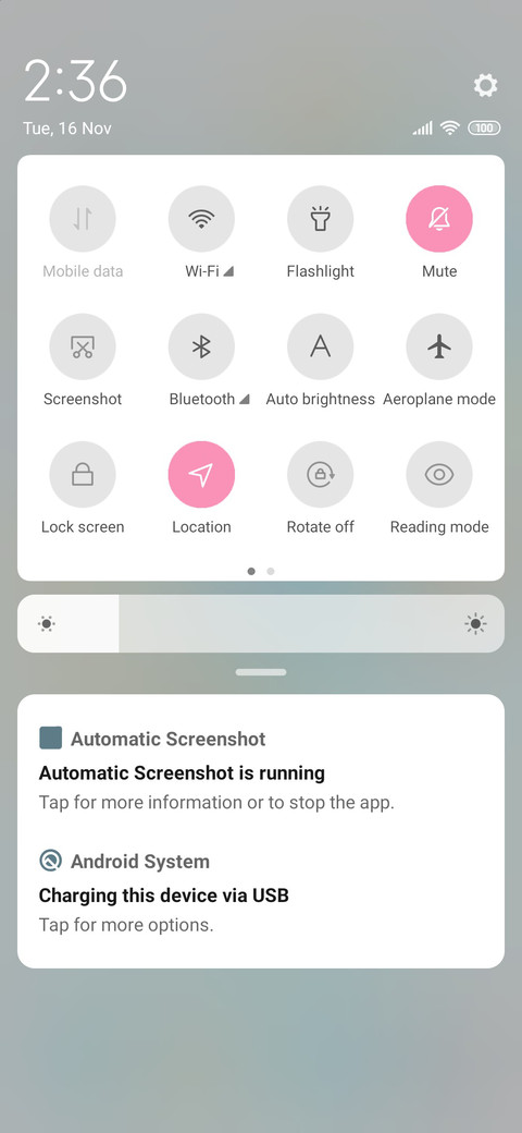 Colored text screenshot
