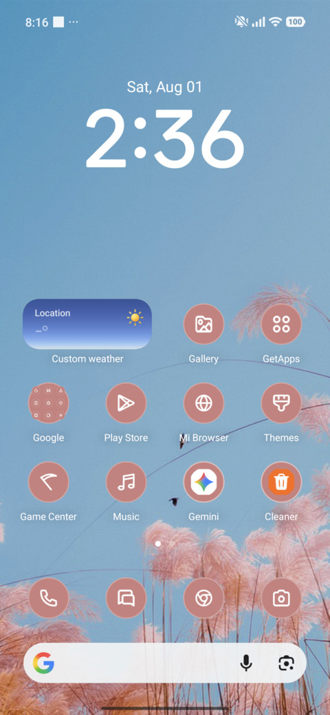 Blooms screenshot