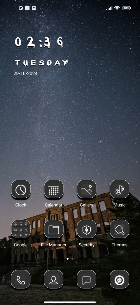 Milkyway screenshot