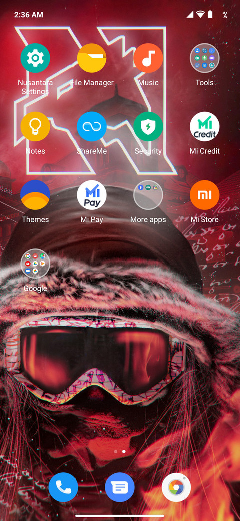 Nusantara OS screenshot