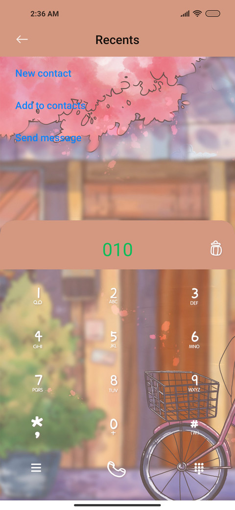 Gravity sensor screenshot