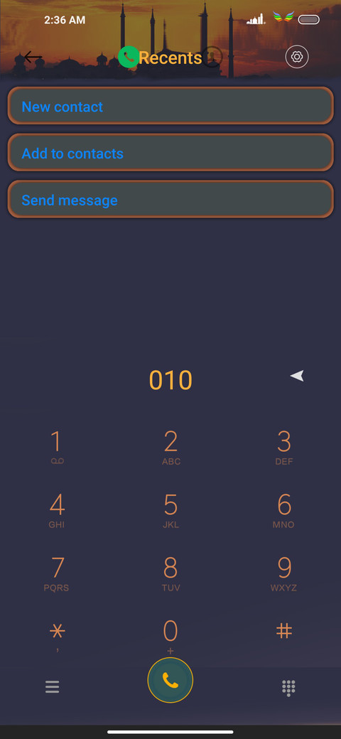 İslâmi 3D Theme screenshot