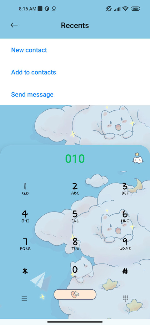 Cat on the cloud screenshot