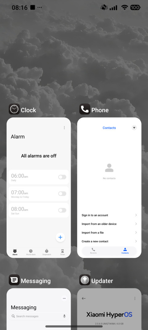 White Clouds screenshot
