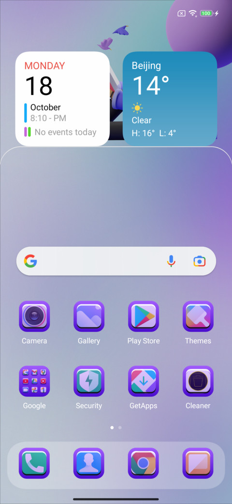 Glassmorph ui Lite screenshot