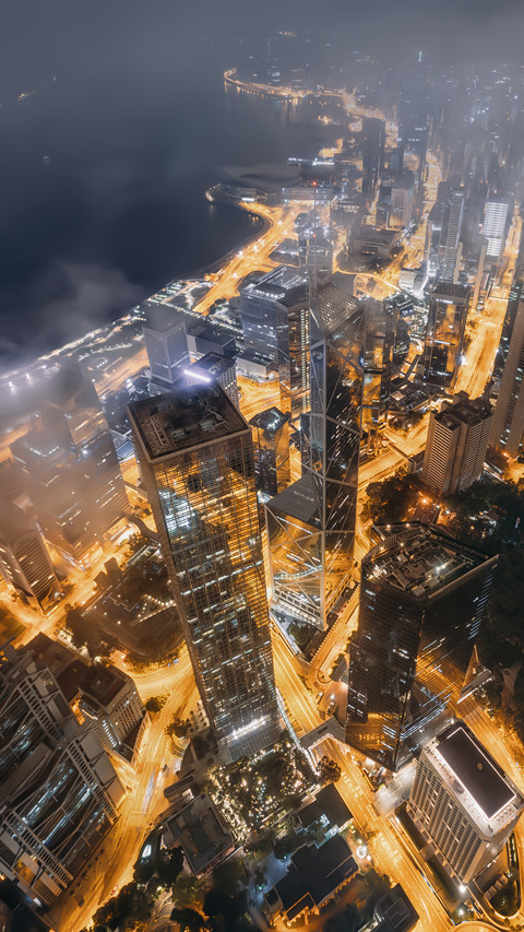 Urban Landscape Buildings in Hong Kong, China screenshot