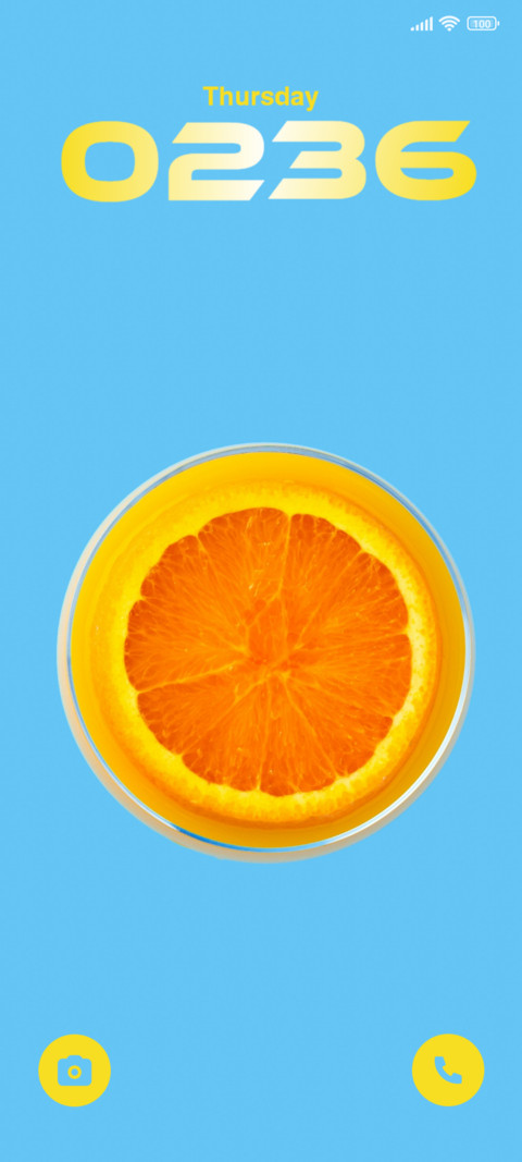 Minimal Orange screenshot
