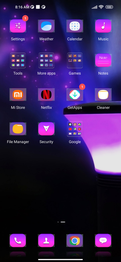 Lamp screenshot