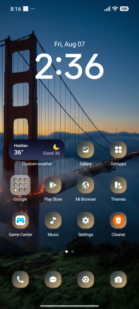 Bridge screenshot