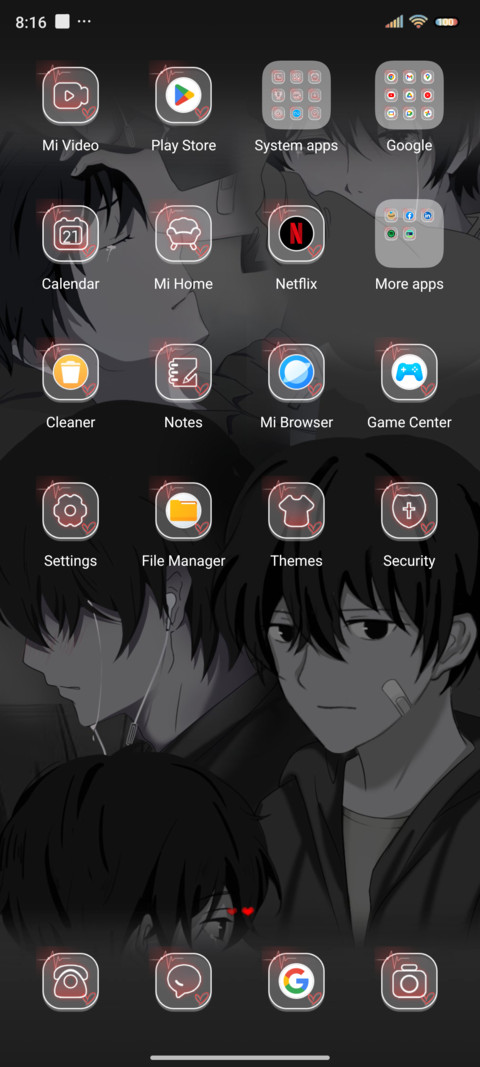 Sorrowful boy screenshot