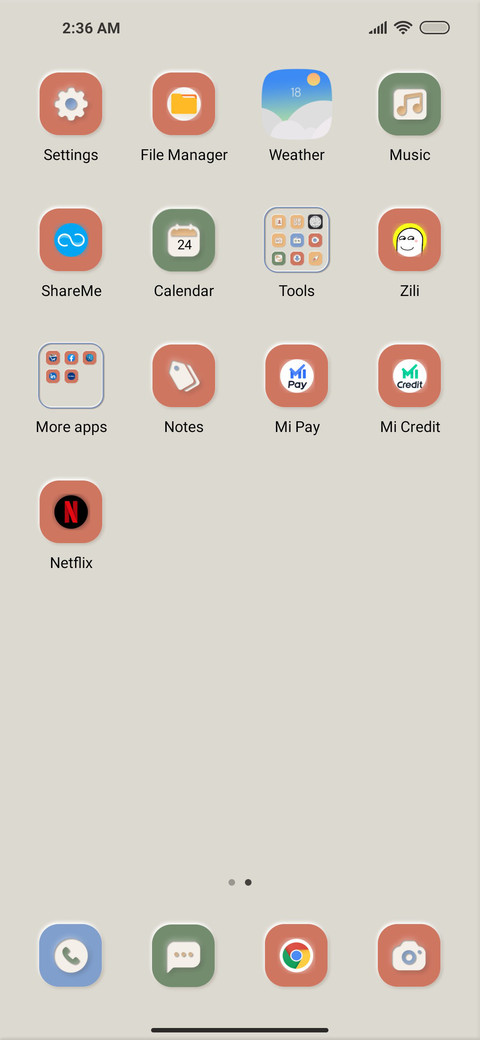 Islamic customized screenshot
