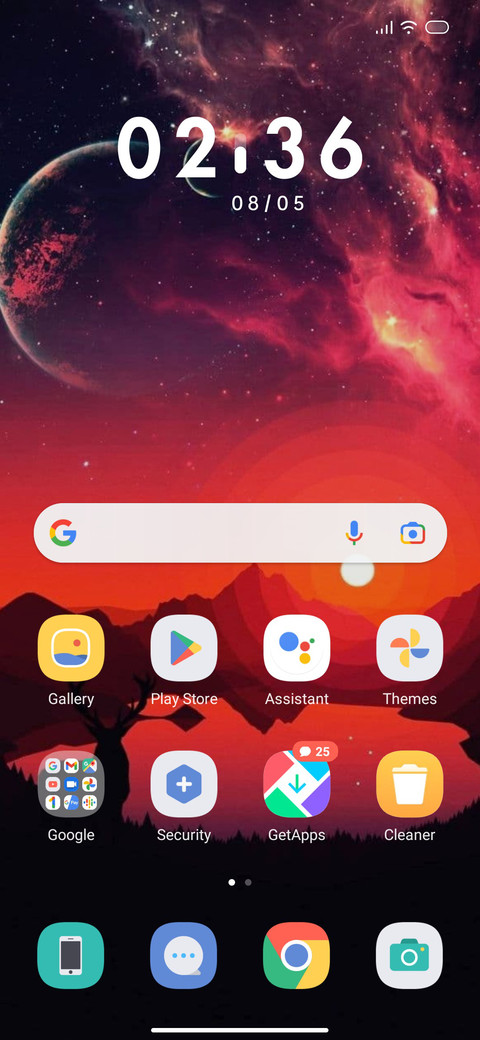 Minimal Sunset v13 screenshot