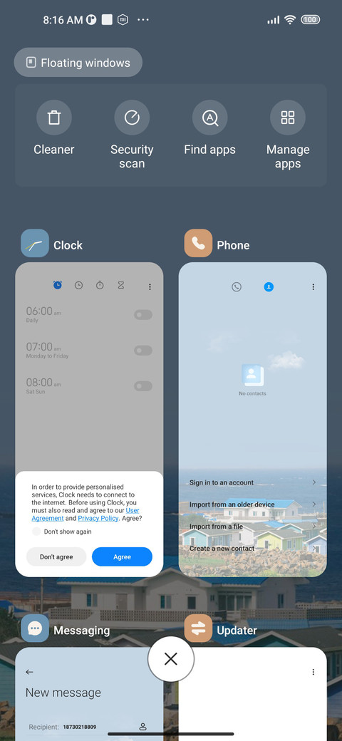 Clear breeze screenshot