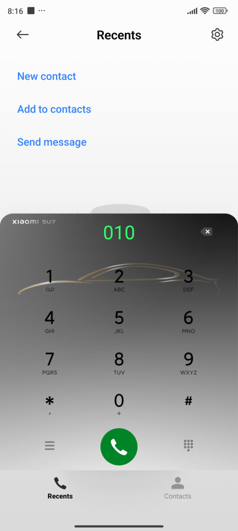 Xiaomi SU7 screenshot