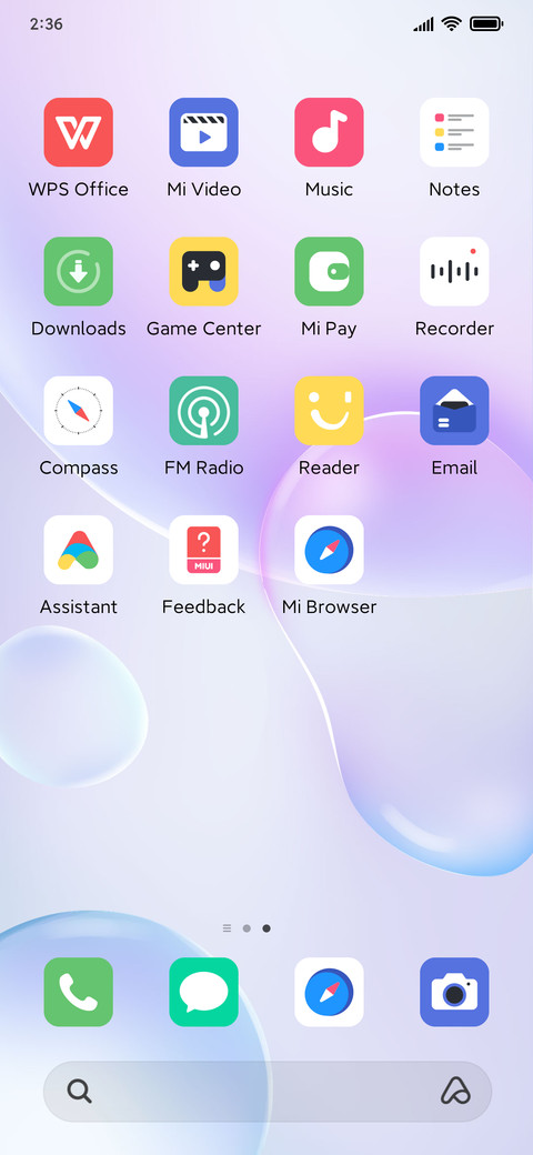 Auroral bubble screenshot