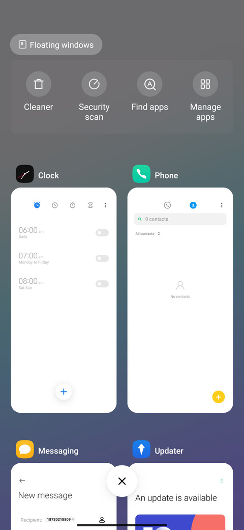 Change screenshot