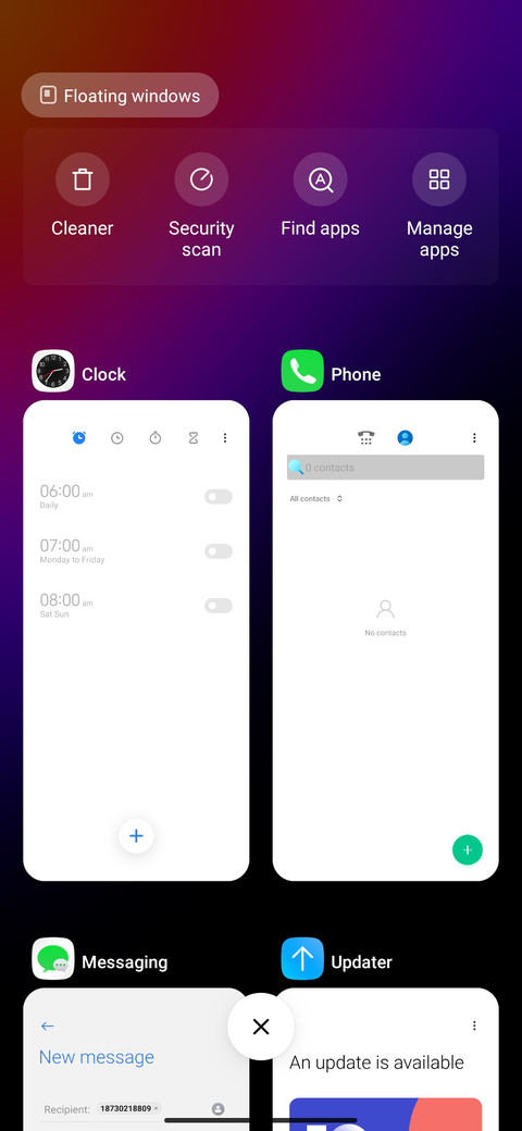 Amaze OS screenshot