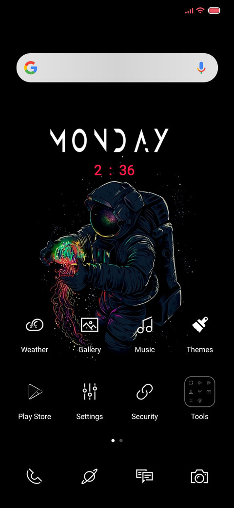 Dark Red screenshot