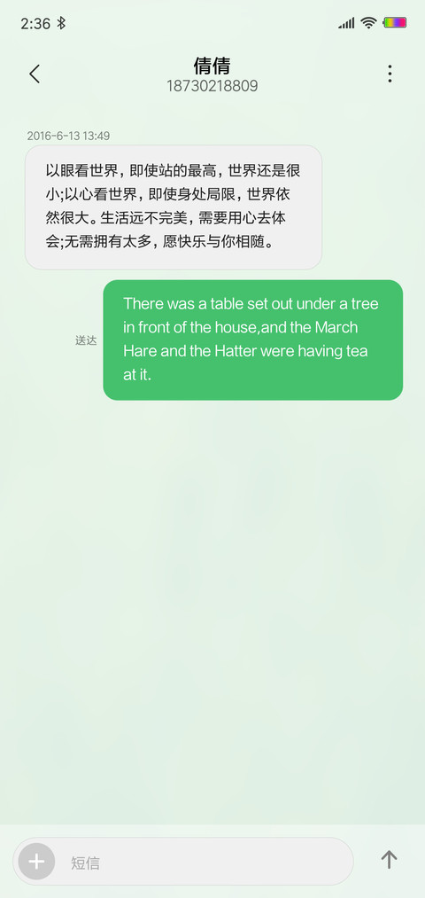 Green 极简护眼 screenshot