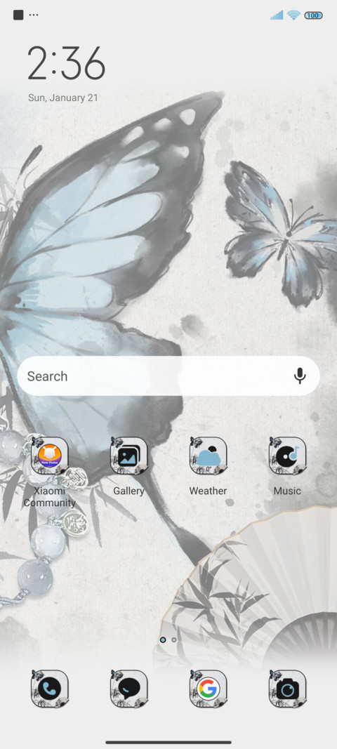 Ink wash Butterfly screenshot