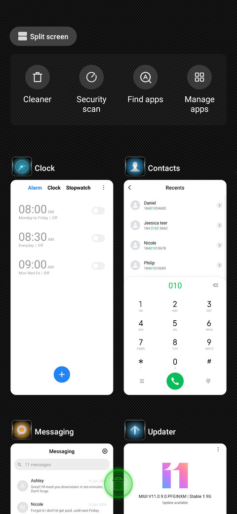 Grey and Blue screenshot
