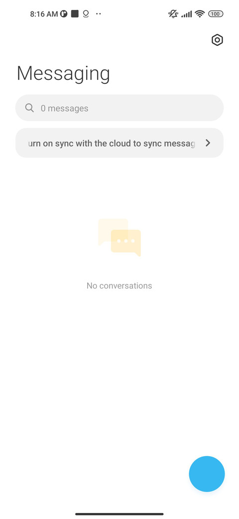 Minimal design screenshot