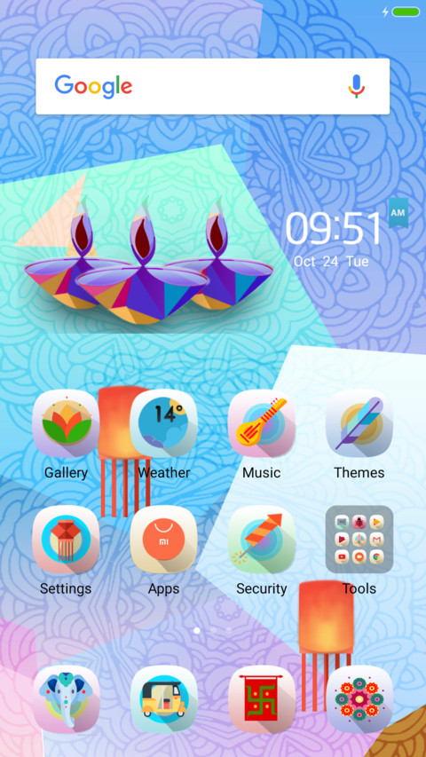 9 Style Diwali Light screenshot