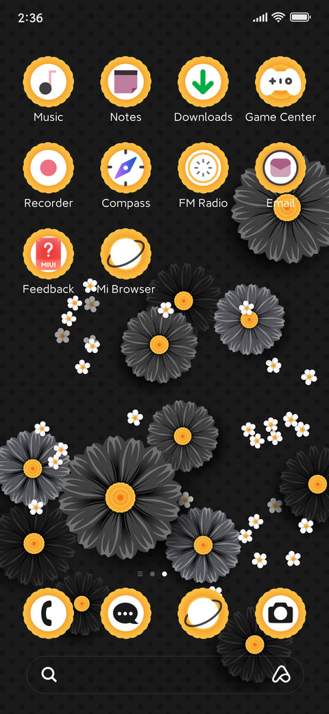 Black Flowers Gift screenshot