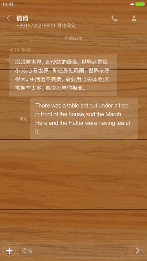 指纹解锁之  简约木 screenshot