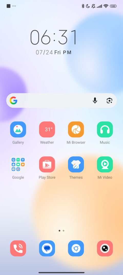 Frosted Bubble Hue screenshot
