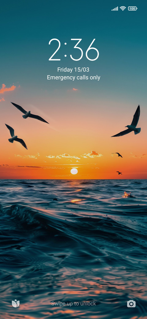 Calm sea screenshot