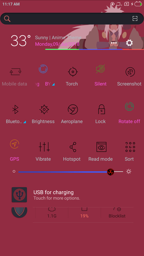 Anime Theme screenshot