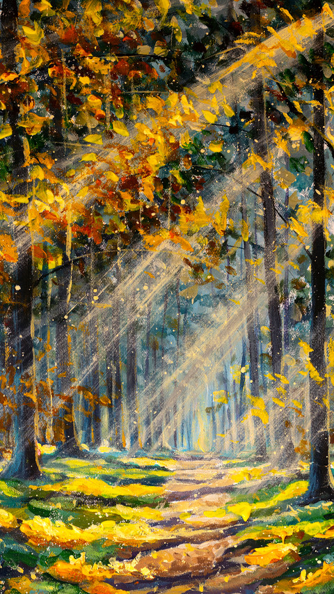 Oil painting wallpaper screenshot