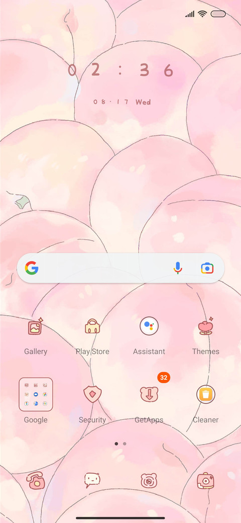 Peach parrot screenshot